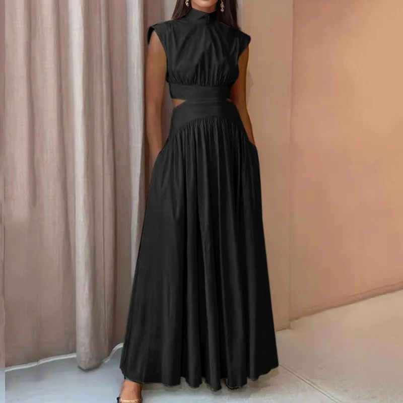 Hollow Out Backless Summer Dress