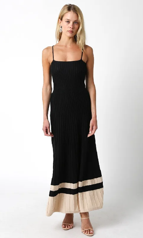 Kenzie Ribbed Sleeveless Maxi Dress Stylish Empire Waist Maxi Dress