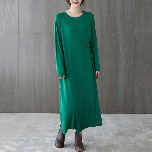 omychic plus size cotton vintage for women casual loose spring autumn dress