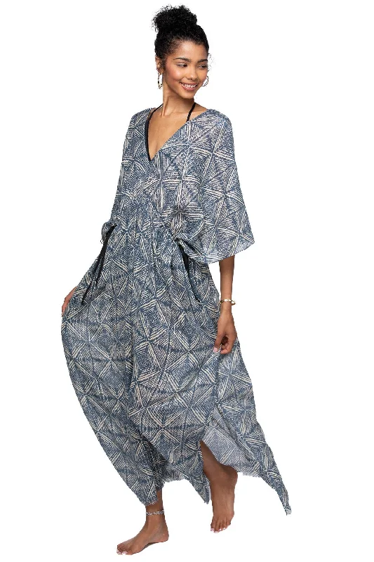 Shining Tiles Poolside Maxi Dress Fashionable Sheer Maxi Dress