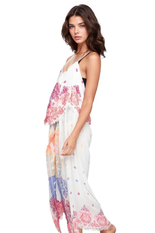 Coastal Summer Dress in Whole Lotta Love Jacquard Fabric