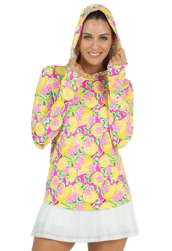 Calista Print Long Sleeve Hoody – 16652 Hoodie with Slim Fit Tailored Modern