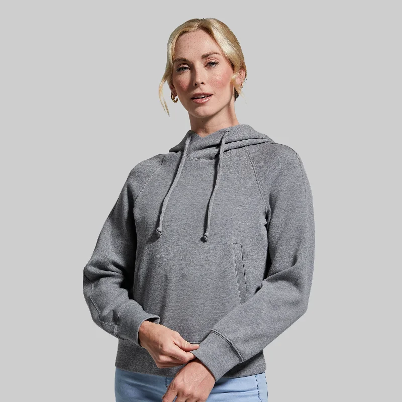 In Your Element Hoodie (Vintage Grey) Hoodie with Hem Ribbing Snug Secure