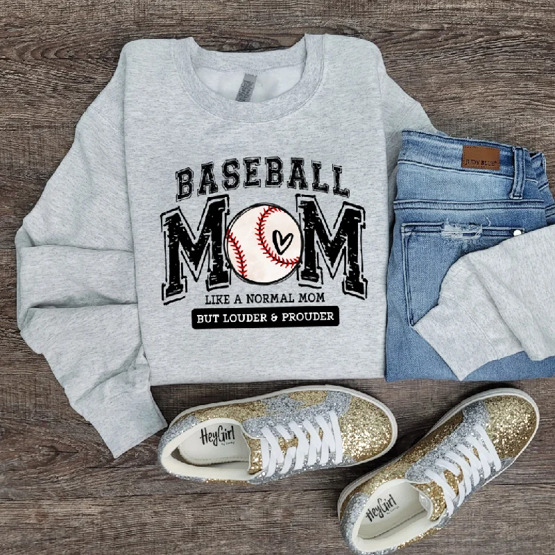 Hazel Blues® |  Louder Baseball Mom: SWEATSHIRT Hoodie with Neon Bright Vibrant