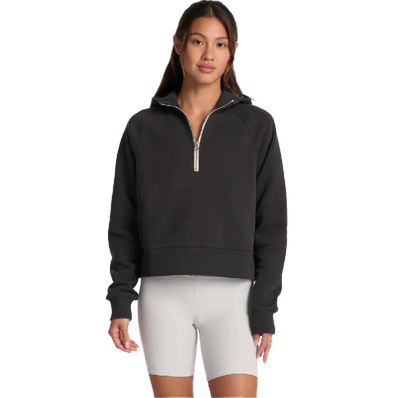 Women's Restore 1/2 Zip Hoodie Hoodie with Metallic Shiny Futuristic