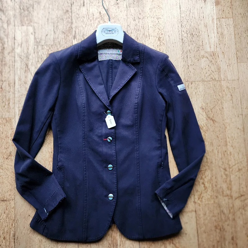 Animo Navy Show Jacket ladies 10 (Italian size 42) Fitted Jacket Loose Jacket Oversized Jacket