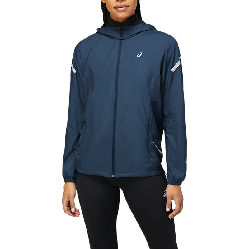 Asics Women's Lite-Show Jacket Stand-Up Collar Roll-Neck Collar Turtle Neck