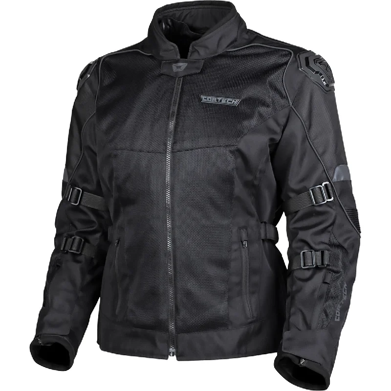 Cortech Hyper-Flo Air Women's Street Jackets One-Shoulder Jacket Off-the-Shoulder Jacket Asymmetrical Jacket