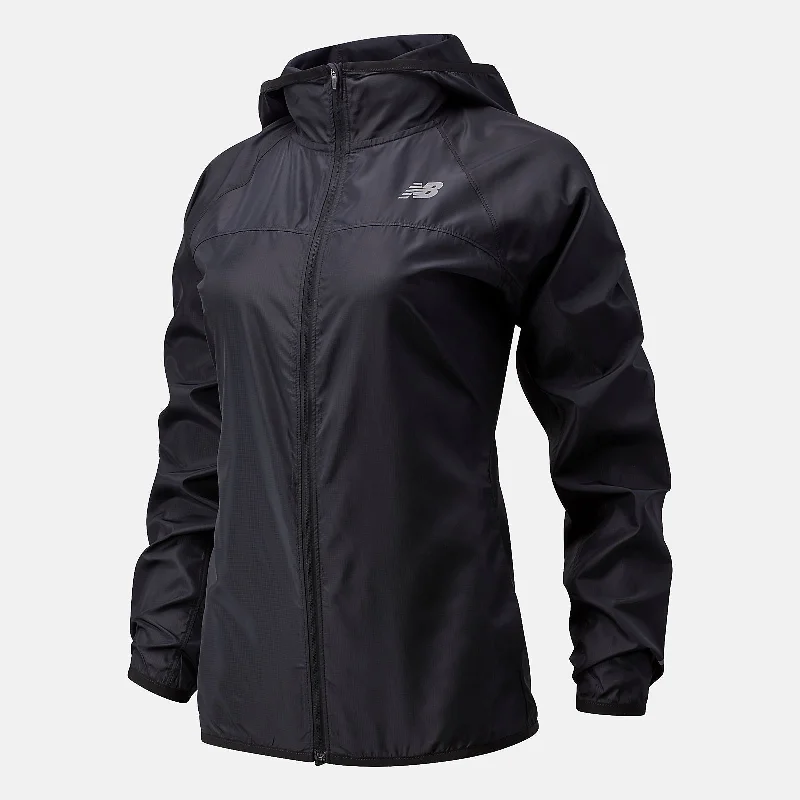 New Balance Women's Windcheater Jacket Bomber Jacket Anorak Windbreaker