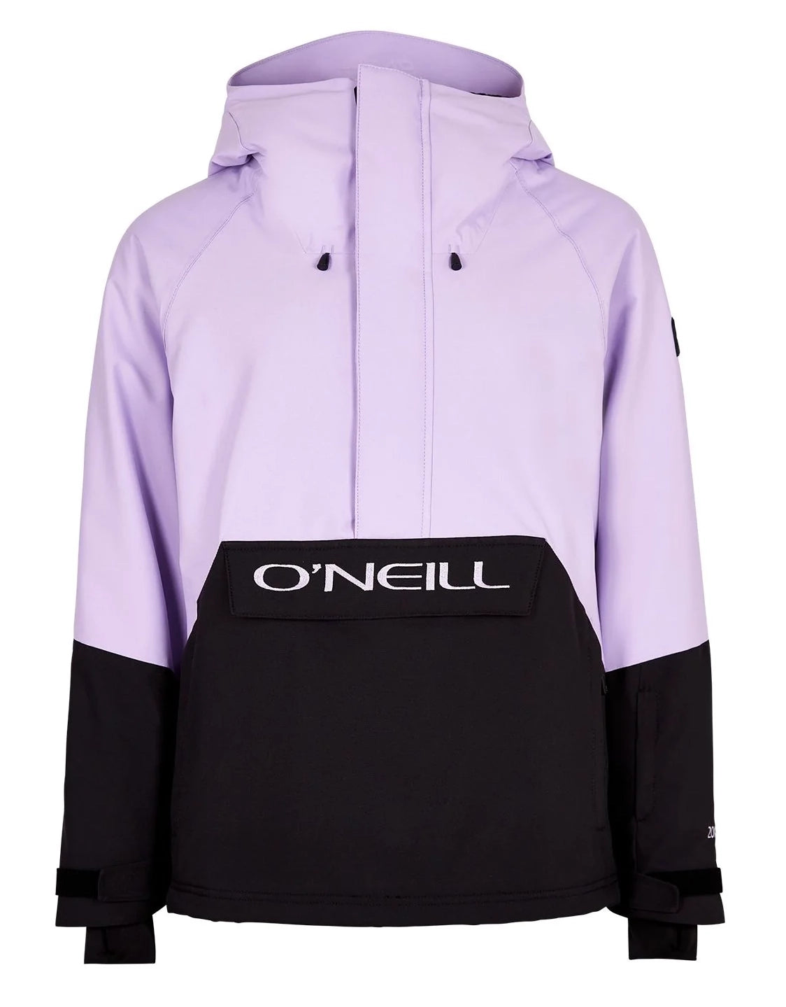 ONeill Originals Anorak Jacket Womens 2024 Purple Rose Colour Black Print Jacket Jacquard Jacket Embroidered Jacket