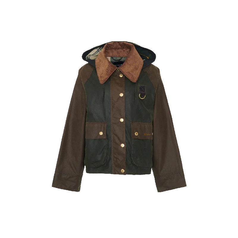 Reighton Spey Waxed jacket Hooded Jacket Caped Jacket Shawl Collar Jacket