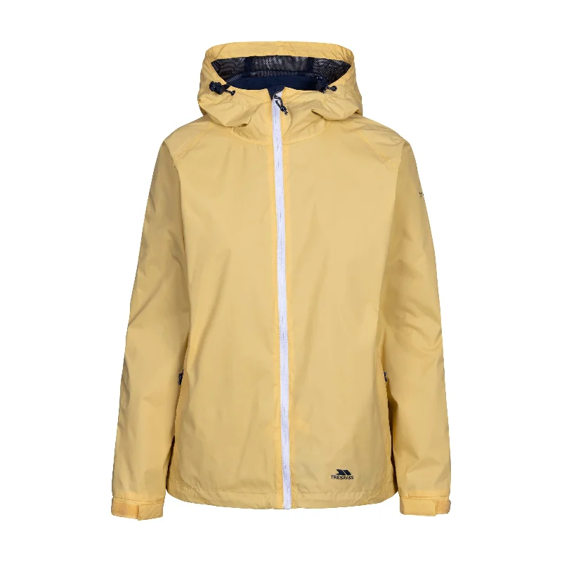 Tayah 2 Women's Unpadded Waterproof Jacket in Pale Maize Knit Jacket Woven Jacket Fleece Jacket