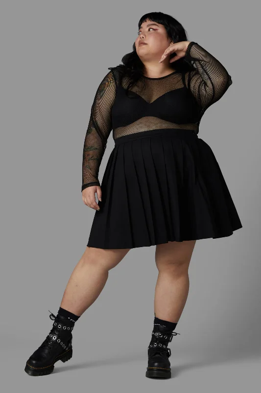 Curve Don't Care Skirt leather skirt sleek
