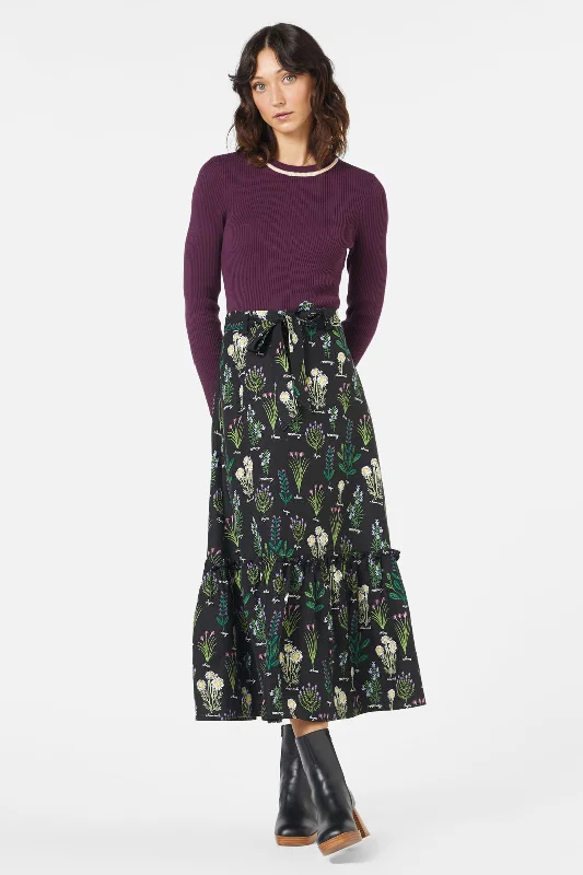 Herb Garden Skirt velvet skirt sumptuous