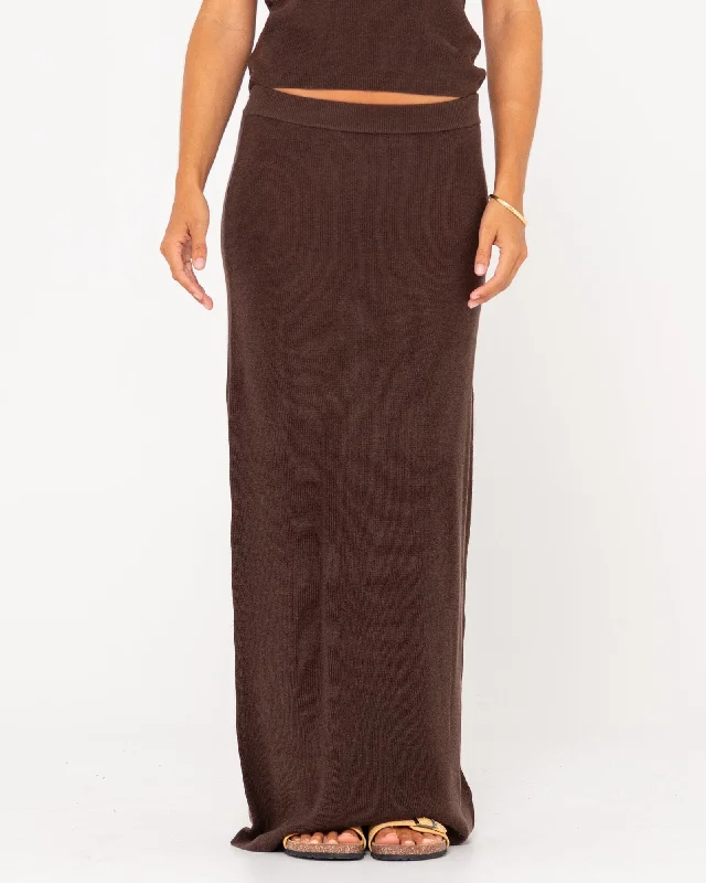 Rusty Ophelia Knit Maxi Skirt denim skirt fashionable