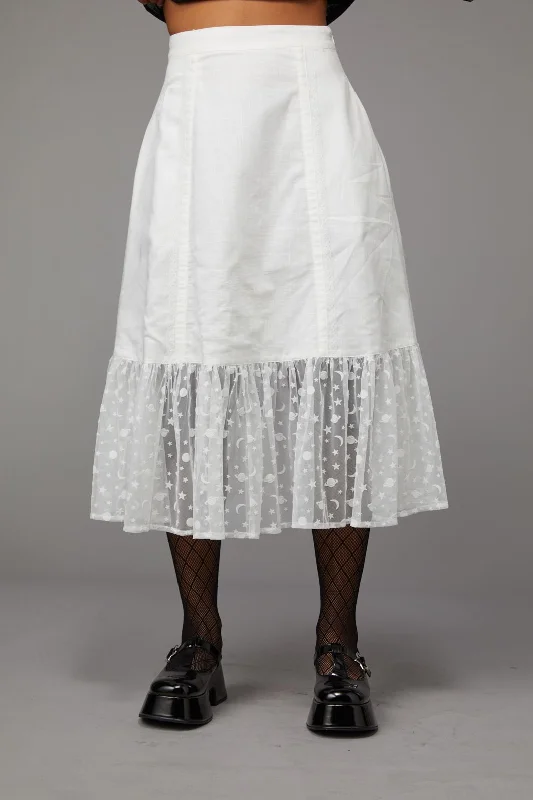 Shooting Star Skirt velvet skirt rich
