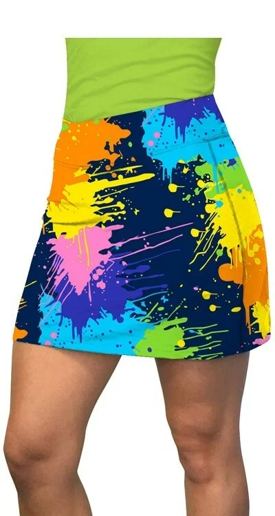 Loudmouth Golf: Women's Active Skort - Blasterpiece lightweight skirt design