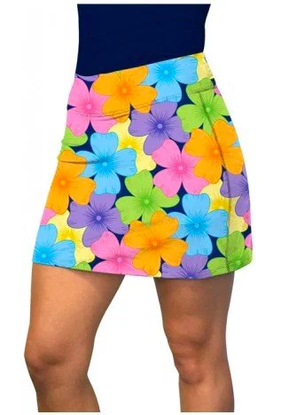 Loudmouth Golf: Women's Active Skort - Poppycock a-line skirt cut