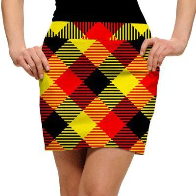 Loudmouth Golf: Women's Skort - Cheezburger (Size 0) leather skirt sleek