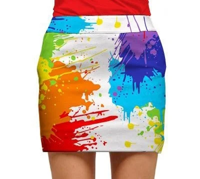 Loudmouth Golf: Women's Skort - Drop Cloth boho skirt vibe