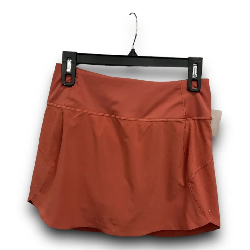 Skort By Athleta In Peach, Size: Xs asymmetrical skirt cut