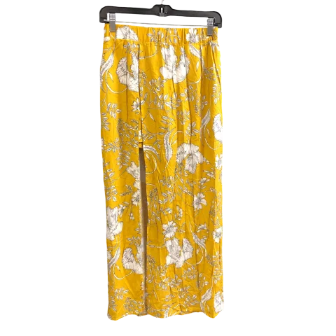 Skort By Cmc In Yellow, Size: M denim skirt stylish