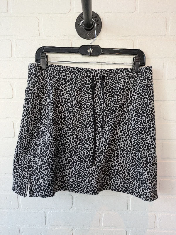 Skort By Talbots In Animal Print, Size: 8 corduroy skirt durable